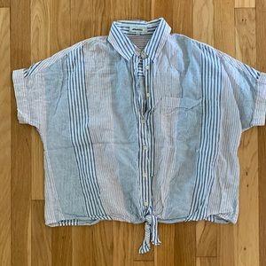 Madewell Size S cropped button down